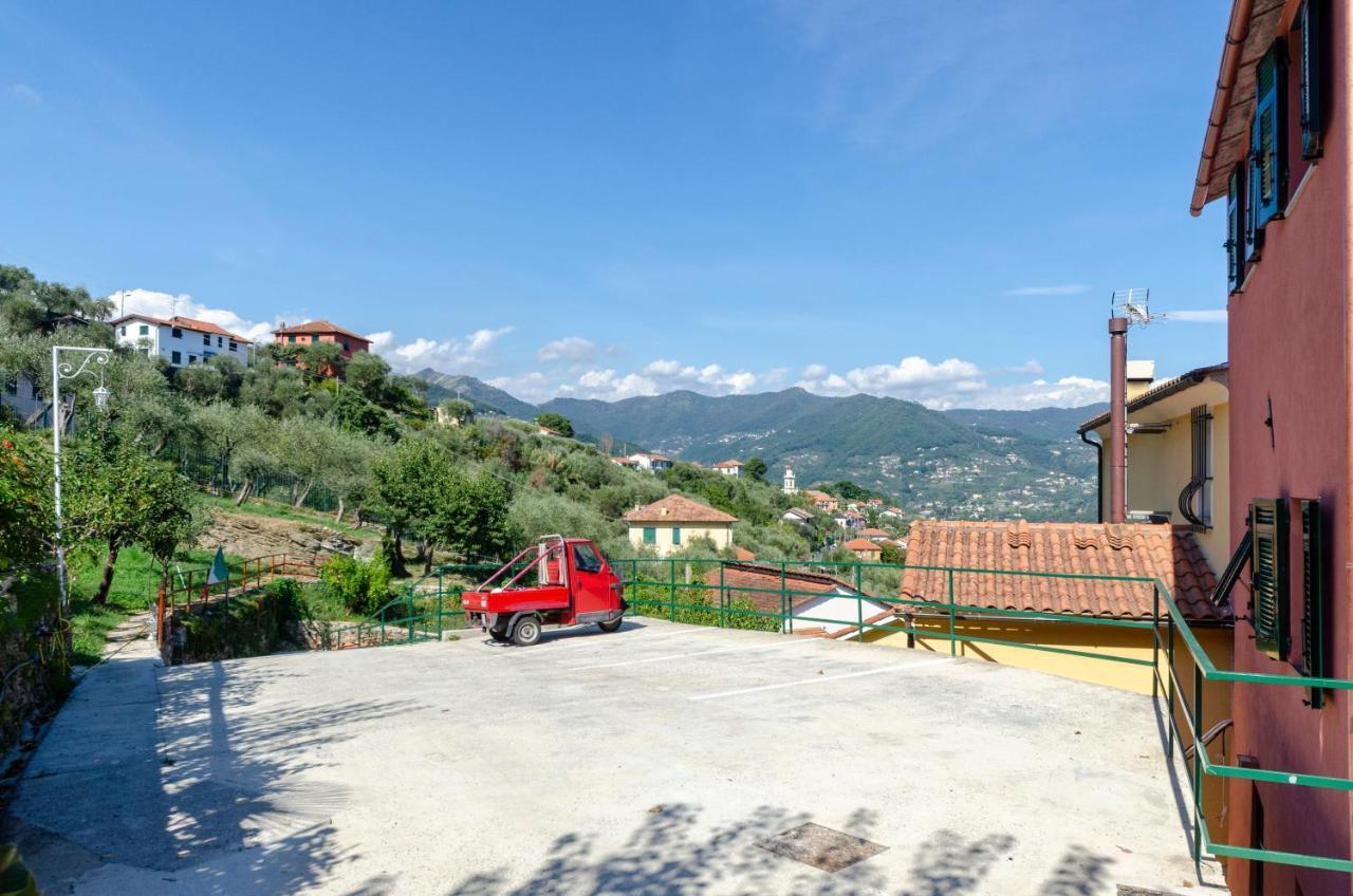 Alla Casa Rosa, Peaceful Apartment Surrounded By Greenery With Free Parking, Wifi & Air Conditioning Ραπάλο Εξωτερικό φωτογραφία