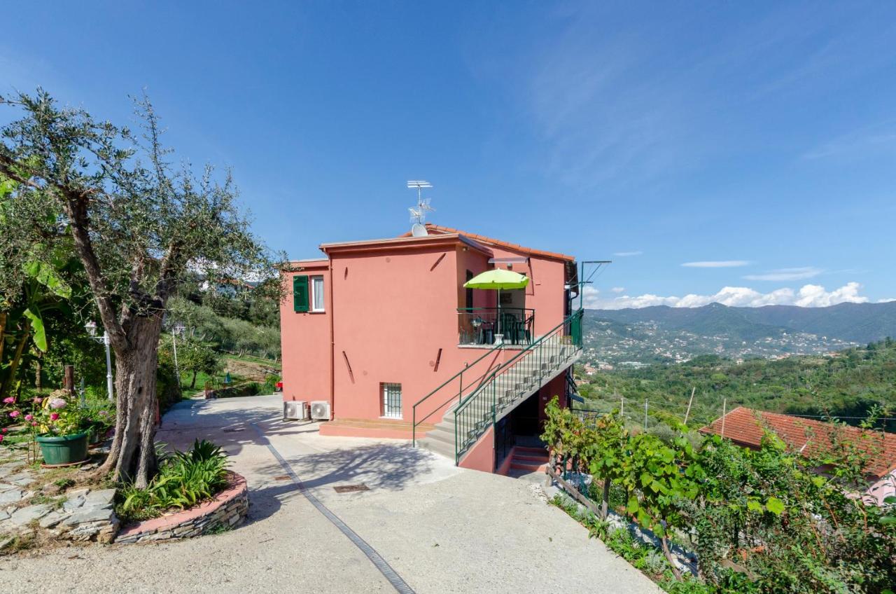 Alla Casa Rosa, Peaceful Apartment Surrounded By Greenery With Free Parking, Wifi & Air Conditioning Ραπάλο Εξωτερικό φωτογραφία