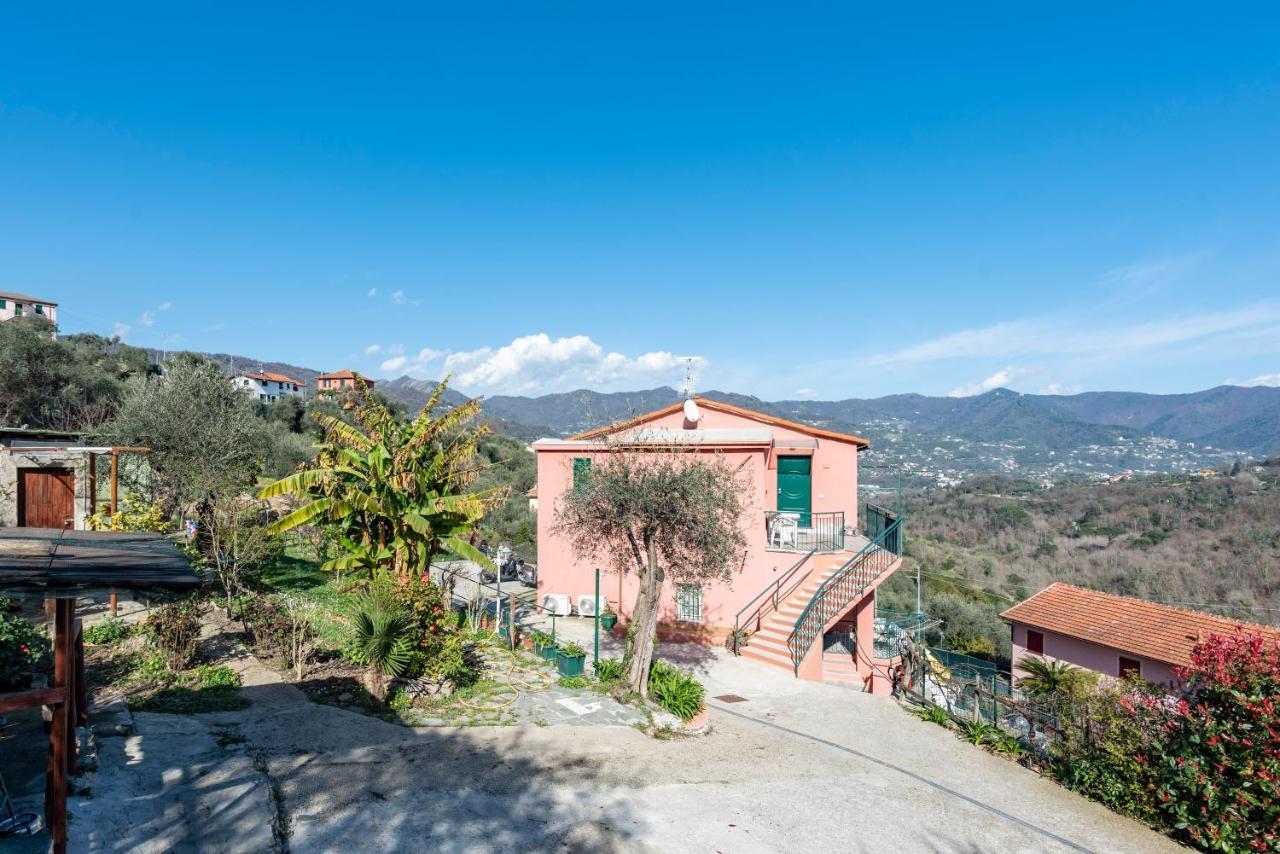 Alla Casa Rosa, Peaceful Apartment Surrounded By Greenery With Free Parking, Wifi & Air Conditioning Ραπάλο Εξωτερικό φωτογραφία