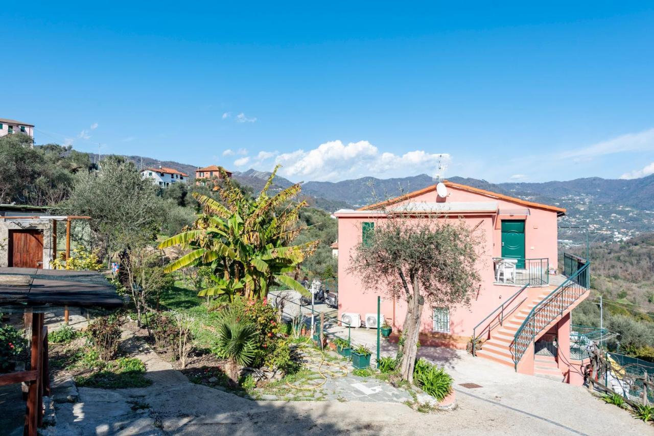 Alla Casa Rosa, Peaceful Apartment Surrounded By Greenery With Free Parking, Wifi & Air Conditioning Ραπάλο Εξωτερικό φωτογραφία